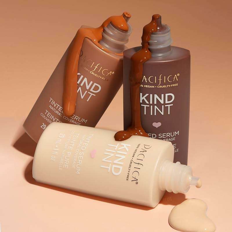 Pacifica Tinted Moisturizer – Kind Tint Serum, Lightweight Hydrating Foundation with Vegan Collagen & Hyaluronic Acid for Dewy Glow, Buildable Coverage, Vegan, 1 fl oz (Shade 17) - Image 11