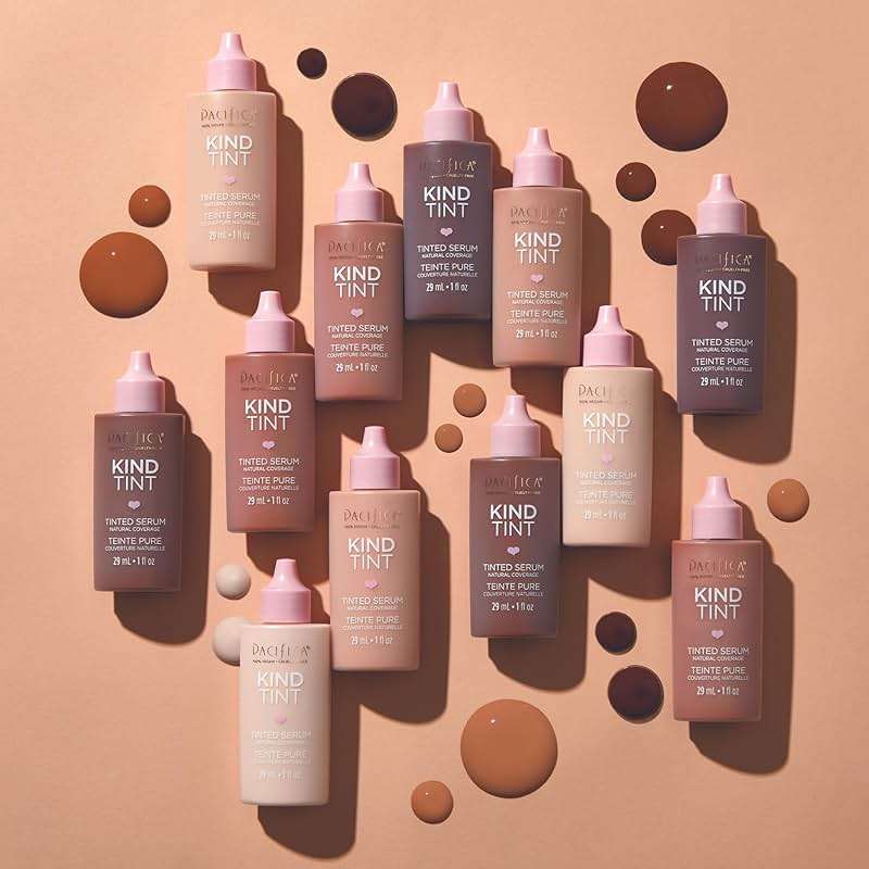 Pacifica Tinted Moisturizer – Kind Tint Serum, Lightweight Hydrating Foundation with Vegan Collagen & Hyaluronic Acid for Dewy Glow, Buildable Coverage, Vegan, 1 fl oz (Shade 17) - Image 15