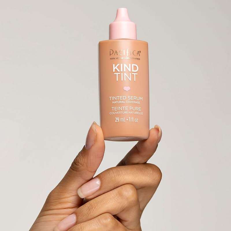 Pacifica Tinted Moisturizer – Kind Tint Serum, Lightweight Hydrating Foundation with Vegan Collagen & Hyaluronic Acid for Dewy Glow, Buildable Coverage, Vegan, 1 fl oz (Shade 17) - Image 5