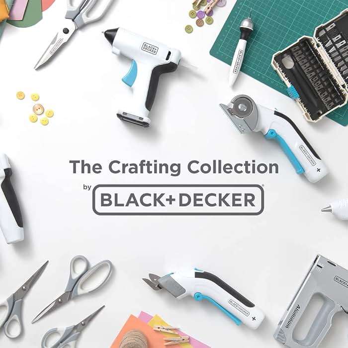 BLACK+DECKER 4V MAX Cordless Electric Fabric Craft Scissors, USB Rechargeable (BCSC115FF) - Image 7