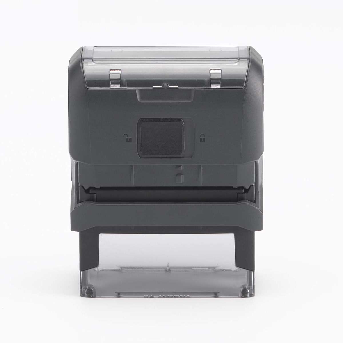 Trodat Printy 4912 2-Color Message Stamp - Self-Inking, Red and Blue Ink, Impression Size 3/4" x 1-7/8" (Scanned) - Image 3