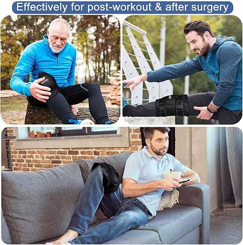 REVIX XL Ice Pack for Knee Replacement Recovery, Ice Wrap with Cold Compression for Discomfort and Fatigue, Gel Cold Pack Wrap Around Entire Knee, Promoting Flexibility and Mobility - Image 5
