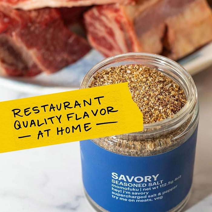 Momofuku Savory Seasoned Salt by David Chang, (4 Ounces), Umami Seasoning for Meat & Vegetables, Supercharged Salt & Pepper, Chef Made for Cooking, Extra Umami Boost - Image 7