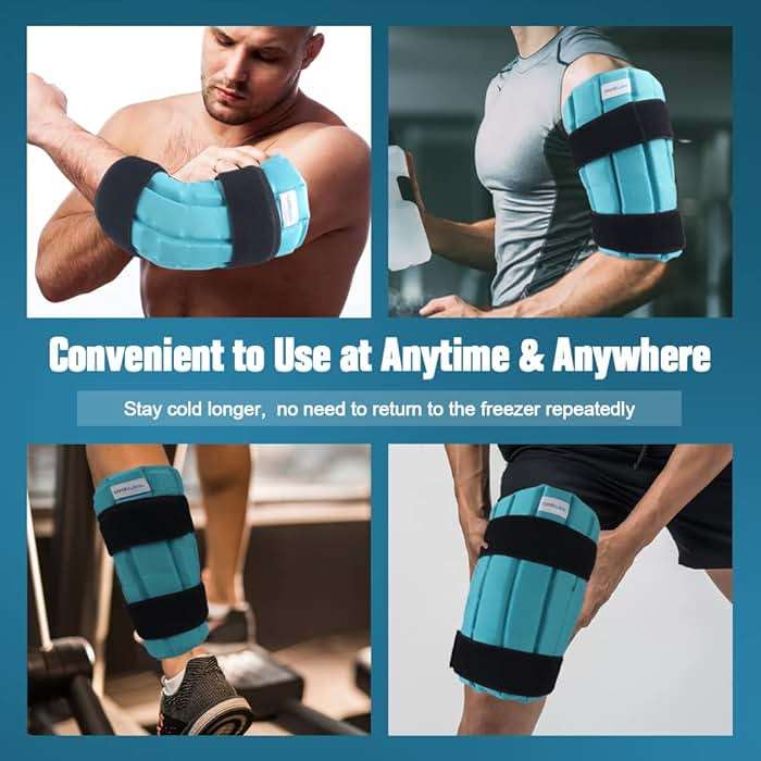 Comfcube Ice Pack for Knee Pain Relief, 2 Hours Long Lasting Cold Pack for Knee Injuries, Cold Therapy Flexible Ice Pack Wrap for Knee Replacement Surgery, Swelling, ACL, Meniscus Tear - Image 9