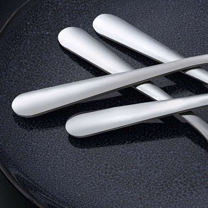 Unokit 24-Piece Stainless Steel Dinner Forks Silverware - 7.1 Inch Silver Dinner Forks Set of 24, Flatware Set for Home, Kitchen or Restaurant, Mirror Polished, Dishwasher Safe - Image 5