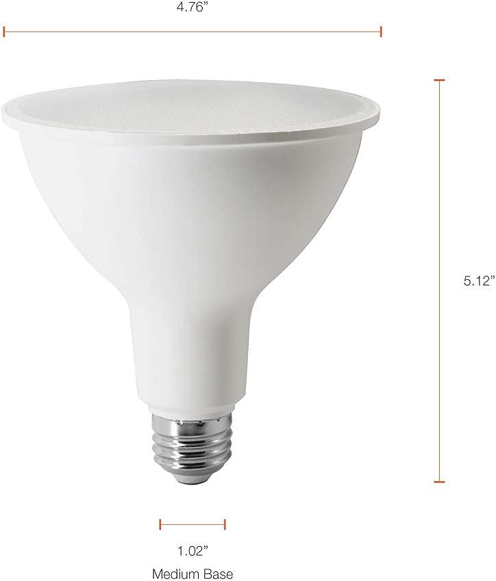 Sylvania Full Cycle 20W LED Grow Light Bulb, PAR38, 30 Micromoles/s, 80 CRI, Non-Dimmable, Frosted - 1 Pack (41268) - Image 3