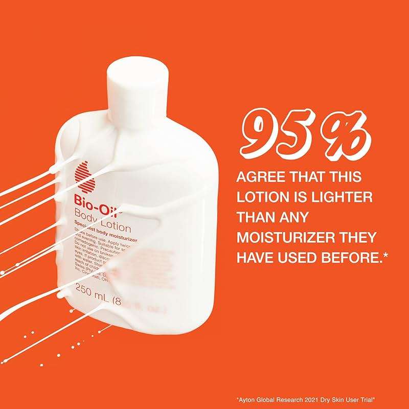 Bio-Oil Moisturizing Body Lotion for Dry Skin, Ultra-Lightweight High-Oil Hydration, with Jojoba Oil, Rosehip Oil, Shea Oil, and Hyaluronic Acid, 8.5 Oz - Image 3