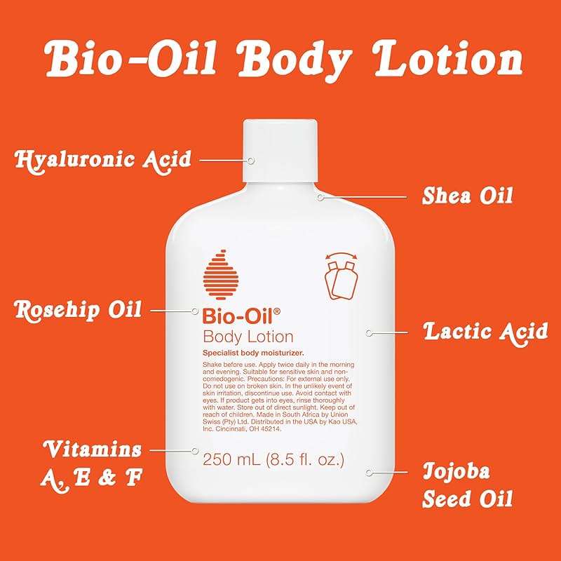 Bio-Oil Moisturizing Body Lotion for Dry Skin, Ultra-Lightweight High-Oil Hydration, with Jojoba Oil, Rosehip Oil, Shea Oil, and Hyaluronic Acid, 8.5 Oz - Image 5