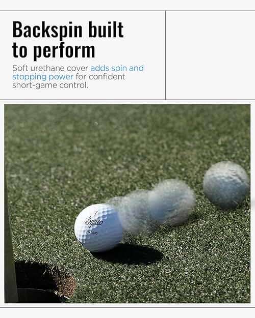 Legato Golf Balls LTX3085 | Maximized Distance with Soft Feel | 3 Piece | Urethane Cover | 85 Compression - Image 6
