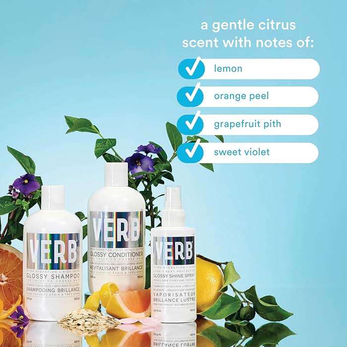 VERB Glossy Shine Spray - Moisturizing Heat Protection Hair Spray - Adds High Shine and Primes for Styling - Vegan, No Parabens or Harmful Sulfates - Image 8