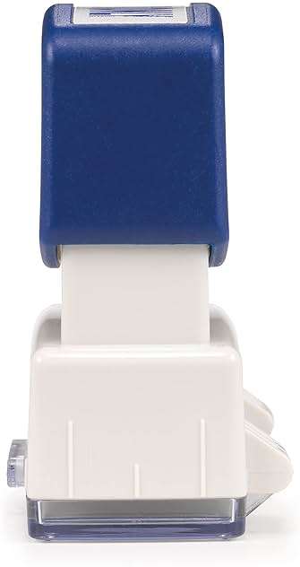 Stamp-Ever Pre-Inked Message Stamp – Scanned, Blue Ink – Impression Size: 9/16" x 1-11/16" - Image 7