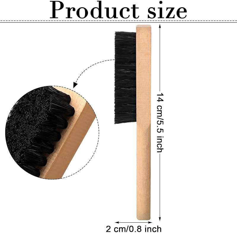 3 Pcs Laundry Stain Brush Soft Bristle Brush Velvet Furniture with Wooden Handle Stain Tool for Household Cleaning Carpet Furniture Laundry Supplies - Image 3