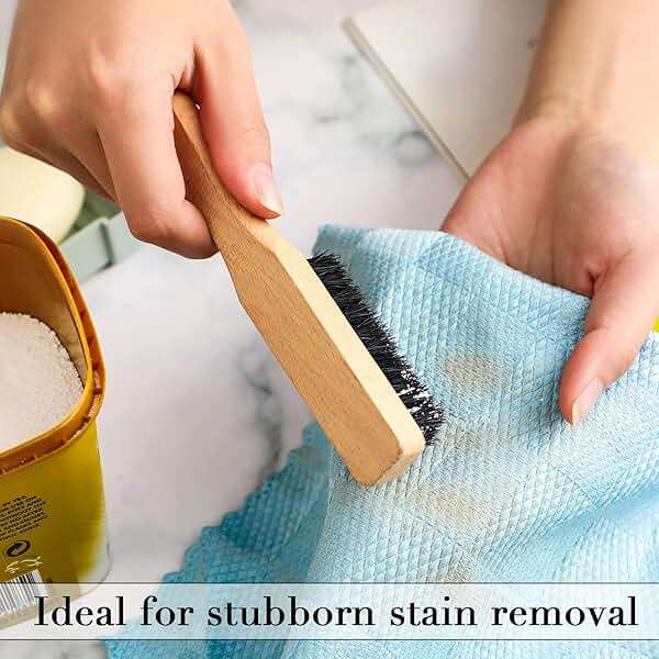3 Pcs Laundry Stain Brush Soft Bristle Brush Velvet Furniture with Wooden Handle Stain Tool for Household Cleaning Carpet Furniture Laundry Supplies - Image 6