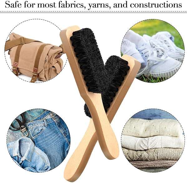3 Pcs Laundry Stain Brush Soft Bristle Brush Velvet Furniture with Wooden Handle Stain Tool for Household Cleaning Carpet Furniture Laundry Supplies - Image 7