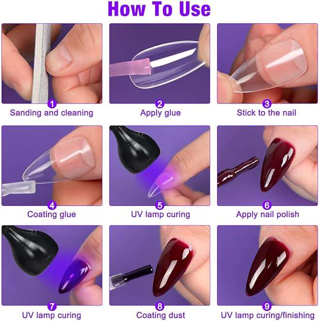 AORAEM Nail Lamp LED Nail Manicure Light Nail Polish Curing Lamps with Black Gooseneck and Clamp for Gel Nails - Image 5
