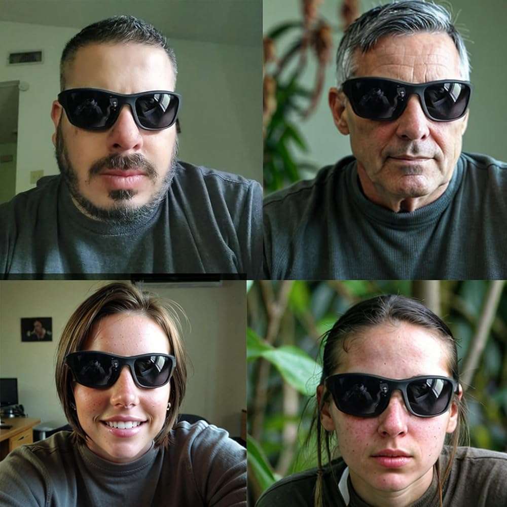 willochra Full lens Polarized Reading Sunglasses for Men Driving Running Sports Reader Square UV Protection Style Unisex - Image 2