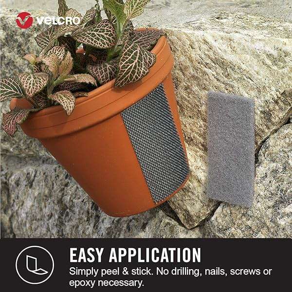 VELCRO Brand Industrial Strength Fasteners | Extreme Outdoor Weather Conditions | Heavy Duty Strength Holds up to 15 lbs | 4 x 2 inch Strips, 3 Sets, Black (VEL-30758-USA) - Image 4