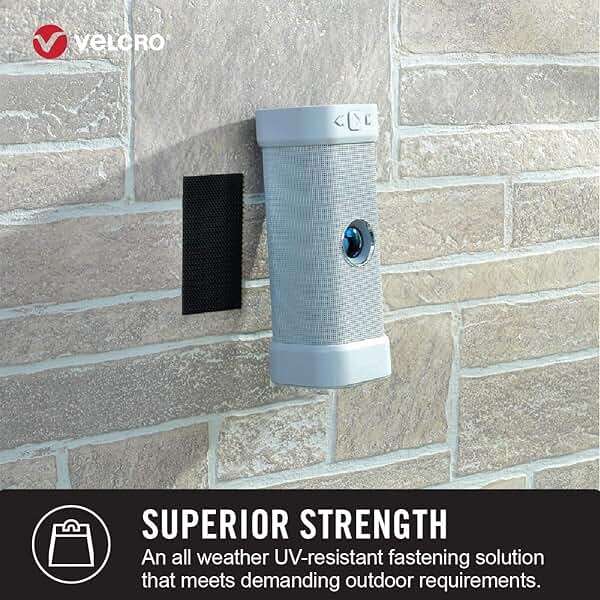 VELCRO Brand Industrial Strength Fasteners | Extreme Outdoor Weather Conditions | Heavy Duty Strength Holds up to 15 lbs | 4 x 2 inch Strips, 3 Sets, Titanium,VEL-30757-USA - Image 2