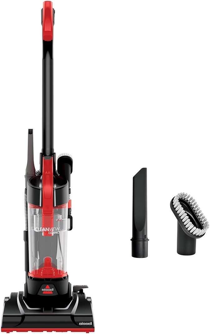 Bissell CleanView Compact Upright Vacuum, Lightweight Design for Apartments & Dorms, Powerful Suction with Removable Extension Wand & Scatter-Free Technology, 3508 - Image 1