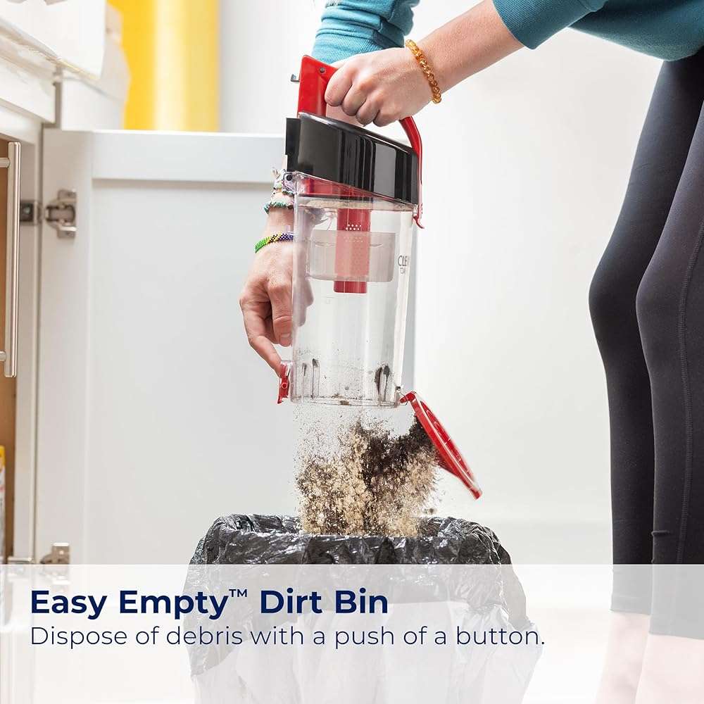 Bissell CleanView Compact Upright Vacuum, Lightweight Design for Apartments & Dorms, Powerful Suction with Removable Extension Wand & Scatter-Free Technology, 3508 - Image 6