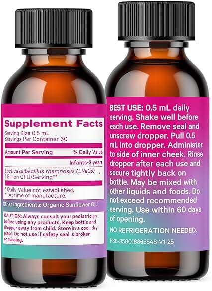 Pink Stork Baby Probiotic Drops, Newborn, Infant & Toddler Probiotics to Help Aid Digestion and Constipation Support, Newborn Essentials - 1 fl oz, 2 Month Supply - Image 8