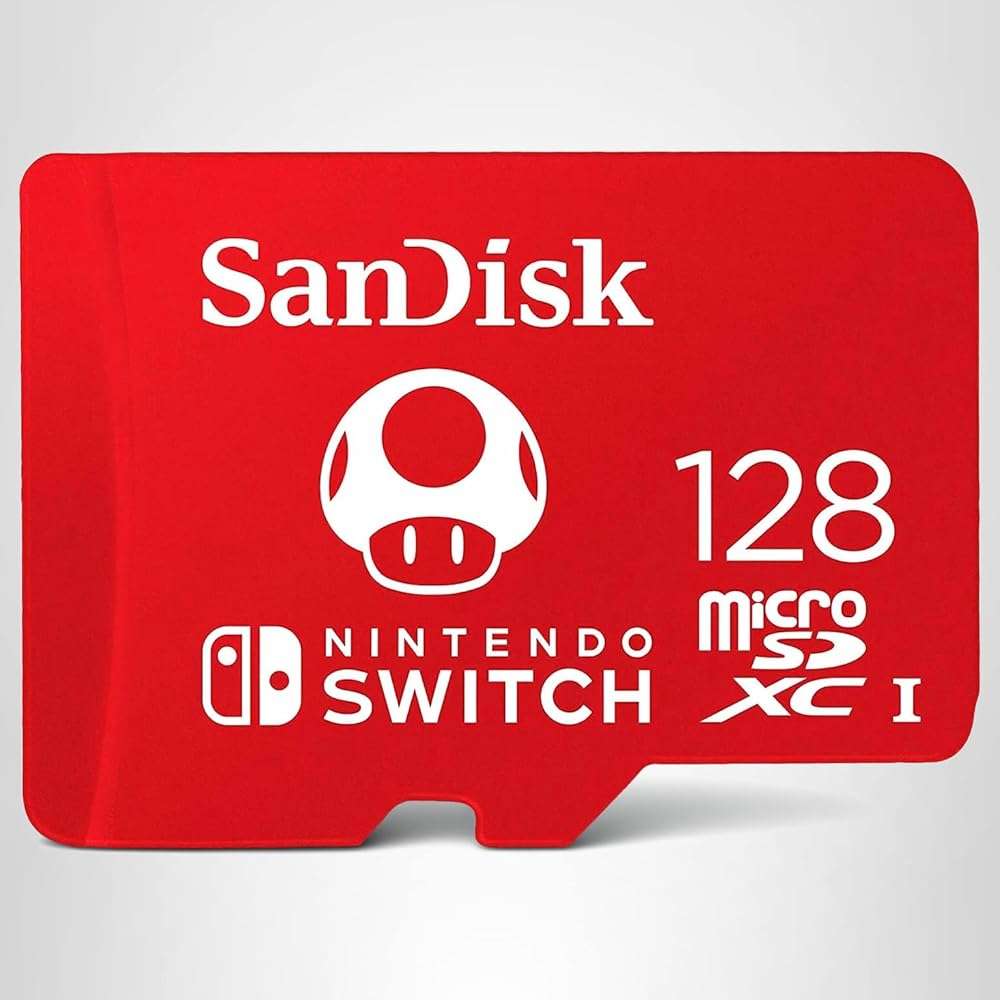 SanDisk 128GB MicroSD Nintendo Switch Memory Card for Switch & Lite SDSQXAO-128G Super Mario Design Bundle With (1) GoRAM Card Reader - Image 4