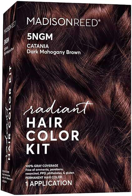 Madison Reed Radiant Hair Color Kit - 5NGM Dark Cinnamon Brown with Gold Mahogany Tones (Catania Brown), Permanent Hair Dye, Dimensional Superior Gray Coverage | PPD-Free & Ammonia-Free, 1 Pack - Image 1