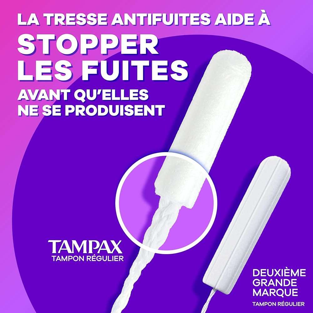 Tampax Radiant Tampons 42 R 2.7X 3/4/ 42ct, Pink and Blue - Image 18