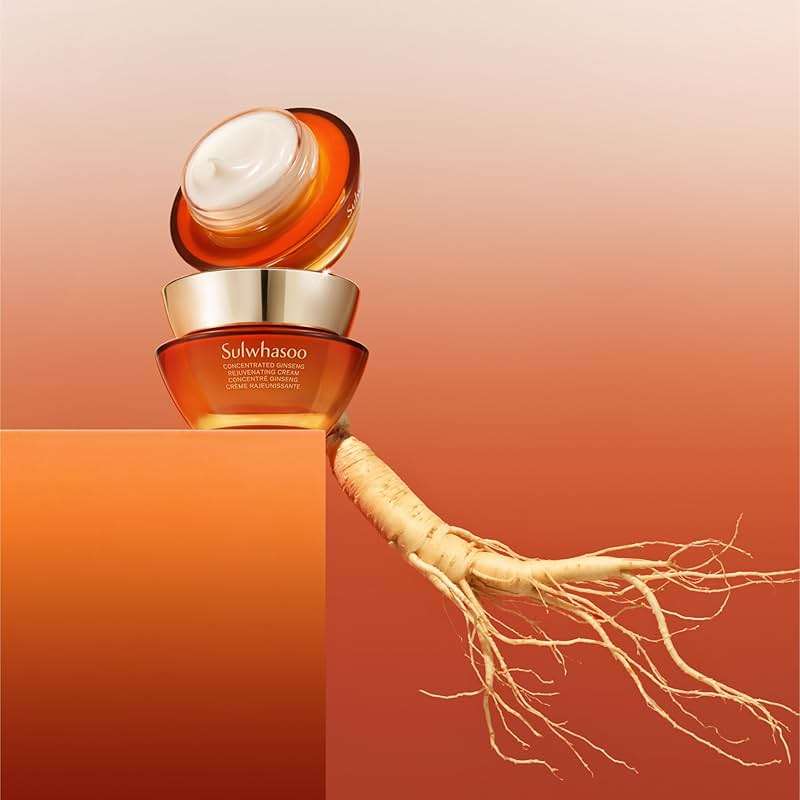 Sulwhasoo Concentrated Ginseng Rejuvenating Cream | Anti-Aging Korean Moisturizer | With Ginseng, Peptides & Squalane | Firms & Reduces Wrinkles | Hydrating Face Cream for All Skin Types - Image 6