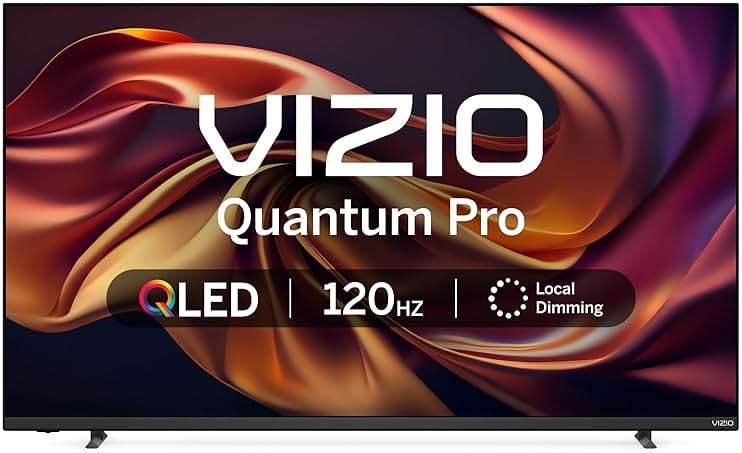 VIZIO 50-inch Quantum Pro 4K 120Hz QLED HDR10+ Smart TV with Dolby Vision, Active Full Array, 240Hz @ 1080p PC Gaming, WiFi 6E, Apple AirPlay, Chromecast Built-in, M50QXM-K01, 2023 Model - Image 1