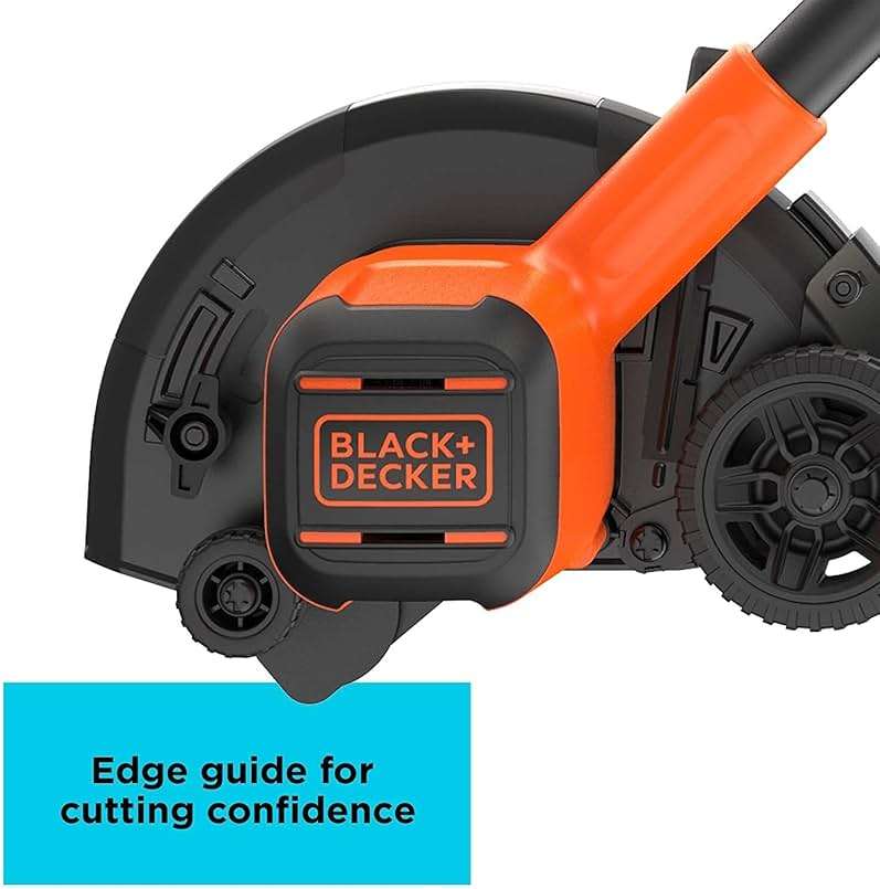 BLACK+DECKER 20V MAX Cordless Edger Lawn Kit, 1.5 Ah Battery & Charger Included, 4 Position Adjustable Height, Lightweight, 7.5" Double Edge Blade (BCED400C1) - Image 3