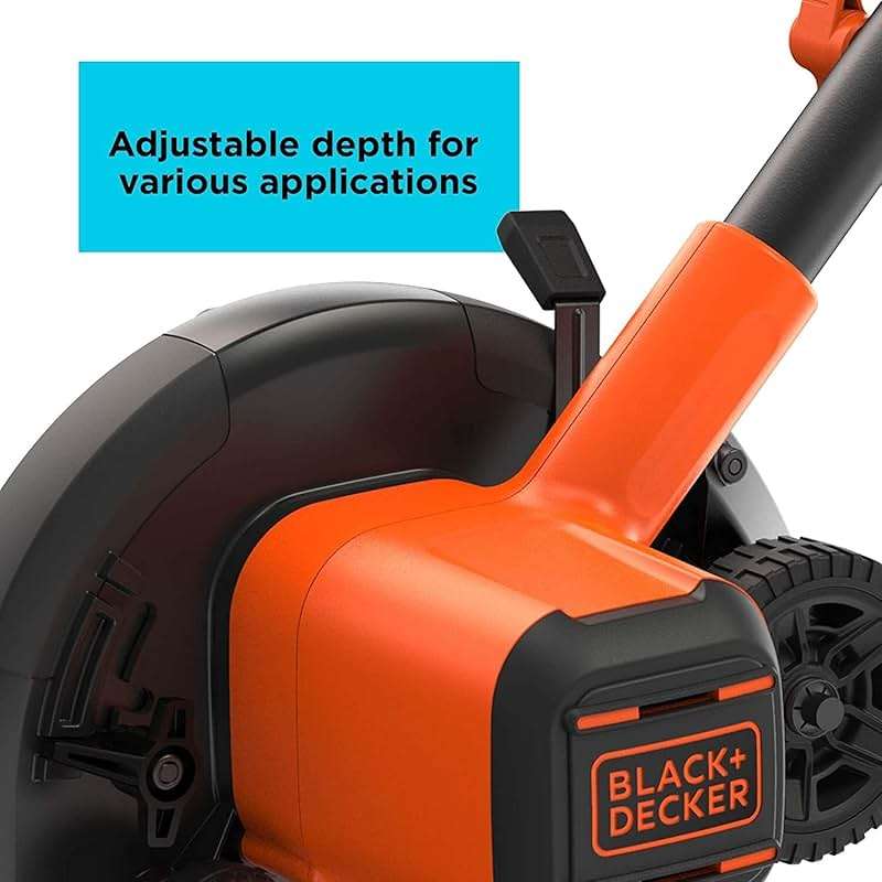 BLACK+DECKER 20V MAX Cordless Edger Lawn Kit, 1.5 Ah Battery & Charger Included, 4 Position Adjustable Height, Lightweight, 7.5" Double Edge Blade (BCED400C1) - Image 4