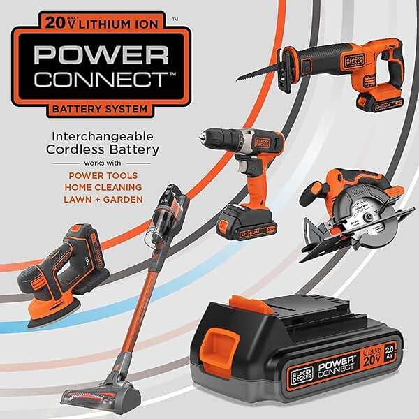 BLACK+DECKER 20V MAX Cordless Edger Lawn Kit, 1.5 Ah Battery & Charger Included, 4 Position Adjustable Height, Lightweight, 7.5" Double Edge Blade (BCED400C1) - Image 7