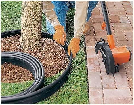 BLACK+DECKER 20V MAX Cordless Edger Lawn Kit, 1.5 Ah Battery & Charger Included, 4 Position Adjustable Height, Lightweight, 7.5" Double Edge Blade (BCED400C1) - Image 9