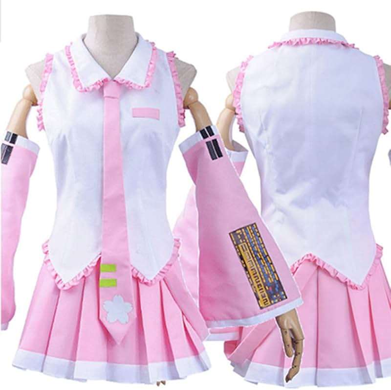 jrswai Womens Anime Cosplay snow Costume JK Sailor Dress High School Uniform Halloween Full Set - Image 5