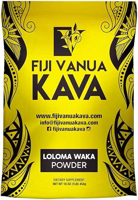 Fiji Vanua Kava Premium Loloma Waka Kava Root Powder, Made From Noble Root Powder With Sun-dried Lateral Roots, Medium Grind for Easy Prep, Kava for Smooth & Delicious Taste, 1 lb - Image 1