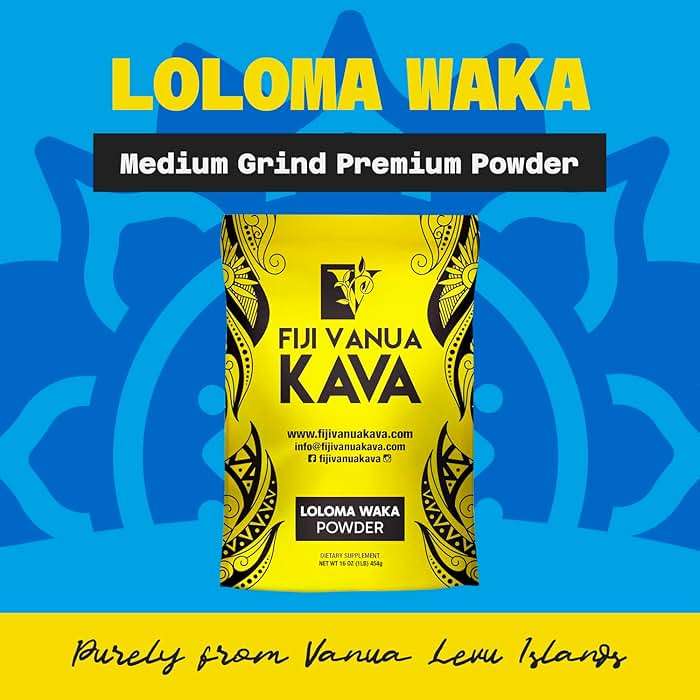 Fiji Vanua Kava Premium Loloma Waka Kava Root Powder, Made From Noble Root Powder With Sun-dried Lateral Roots, Medium Grind for Easy Prep, Kava for Smooth & Delicious Taste, 1 lb - Image 2
