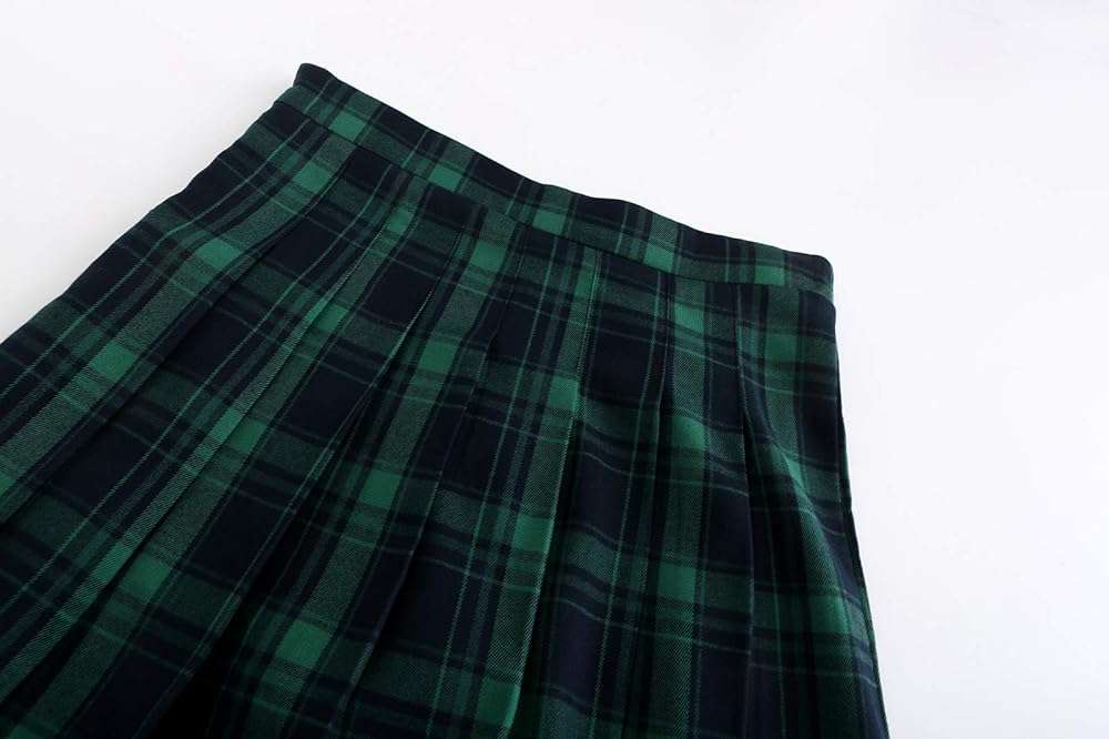 ZHANCHTONG Women's High Waist A-Line Pleated Mini Skirt Short Tennis Skirt - Image 2