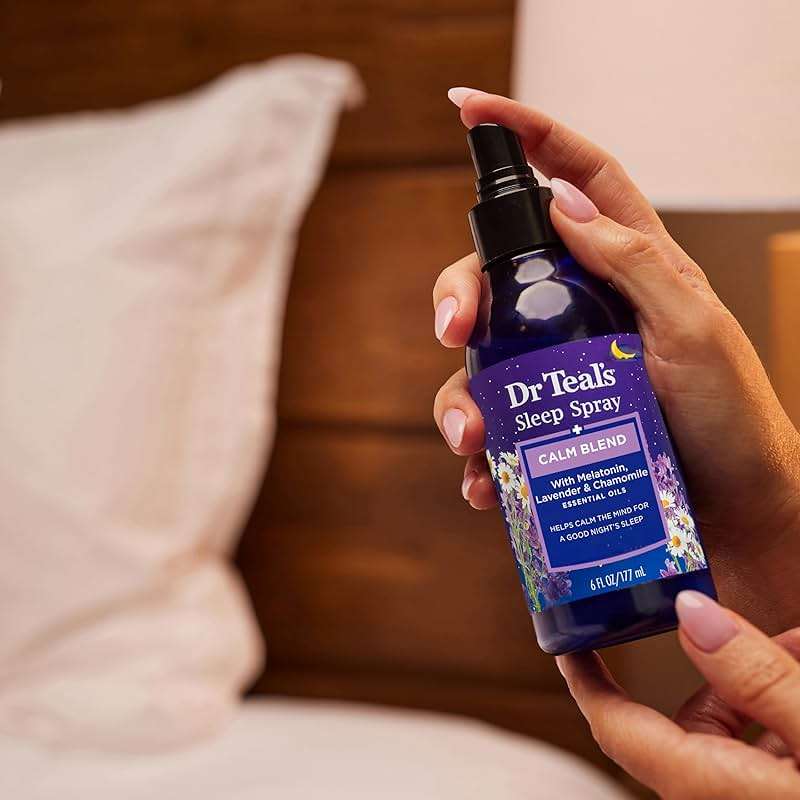Dr Teal's Calm Blend Spray with Melatonin, Lavender & Chamomile Essential Oils, 6 fl oz (Pack of 3) - Image 6