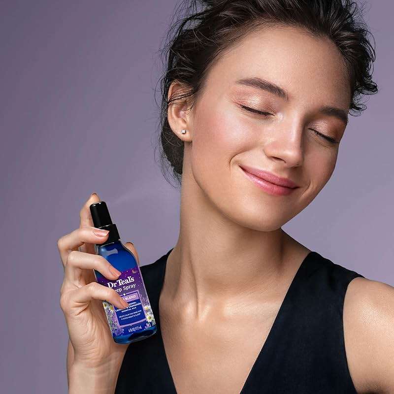 Dr Teal's Calm Blend Spray with Melatonin, Lavender & Chamomile Essential Oils, 6 fl oz (Pack of 3) - Image 7
