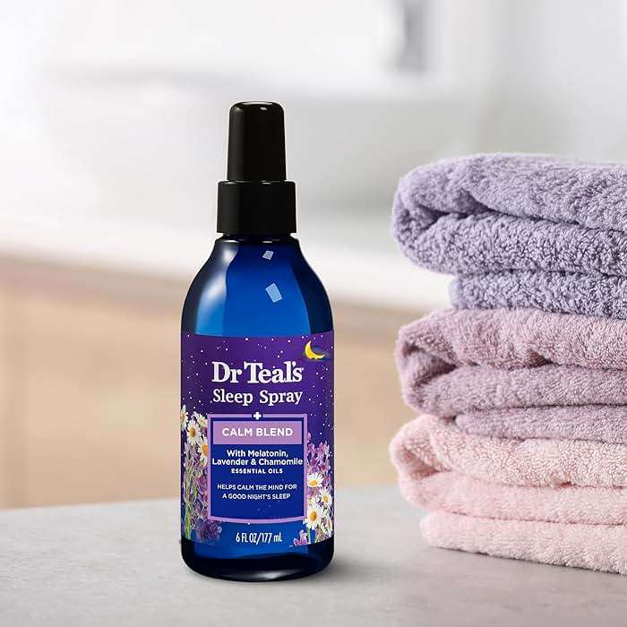 Dr Teal's Calm Blend Spray with Melatonin, Lavender & Chamomile Essential Oils, 6 fl oz (Pack of 3) - Image 9