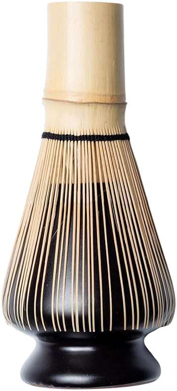 Dr. Weil Matcha Kari - Lite Matcha Tea Set - Black - Whisk with Holder, Scoop, Sifter, and Ceramic Bowl - Image 5