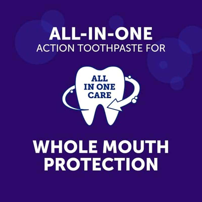 ARM & Hammer Complete Care Toothpaste, Teeth Whitening Toothpaste with Baking Soda, Fluoride, Whole Mouth Protection, Fresh Mint Flavor, 6.0 oz (Pack of 4) - Image 5