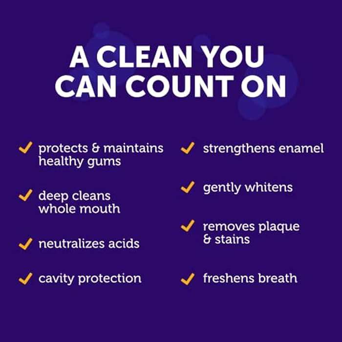 ARM & Hammer Complete Care Toothpaste, Teeth Whitening Toothpaste with Baking Soda, Fluoride, Whole Mouth Protection, Fresh Mint Flavor, 6.0 oz (Pack of 4) - Image 7