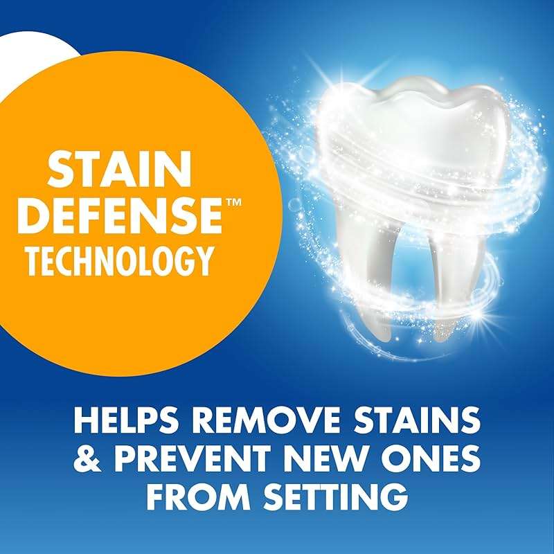 ARM & HAMMER Advance White Toothpaste, Teeth Whitening Baking Soda Toothpaste with Stain Defense Technology and Fluoride, Clean Mint Flavor, 6.0 Oz (4 Pack) - Image 7