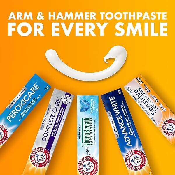 ARM & HAMMER Advance White Toothpaste, Teeth Whitening Baking Soda Toothpaste with Stain Defense Technology and Fluoride, Clean Mint Flavor, 6.0 Oz (4 Pack) - Image 10