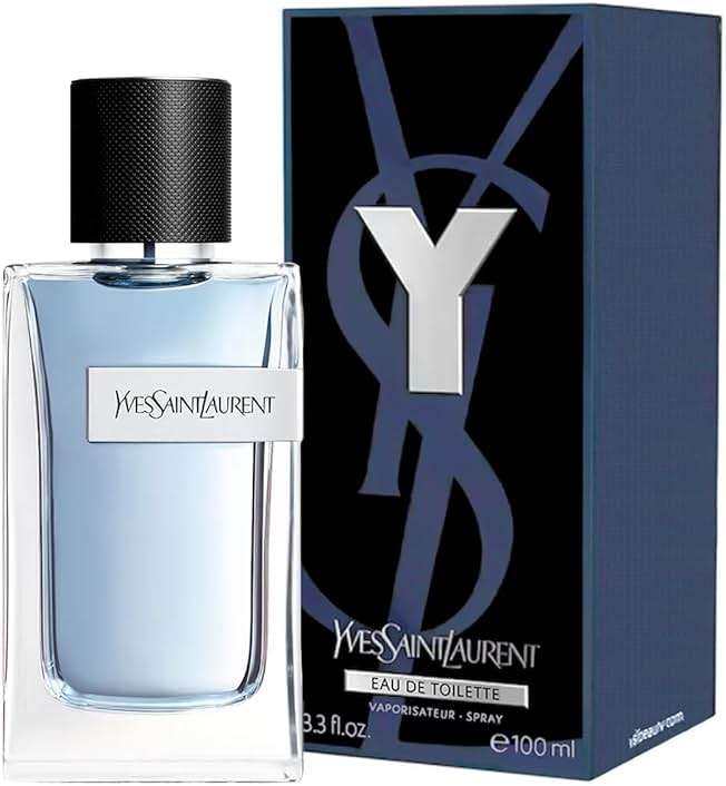 YVES SAINT LAURENT Y Eau De Toilette for Men, 100 ml/3.3 fl oz - Image 1