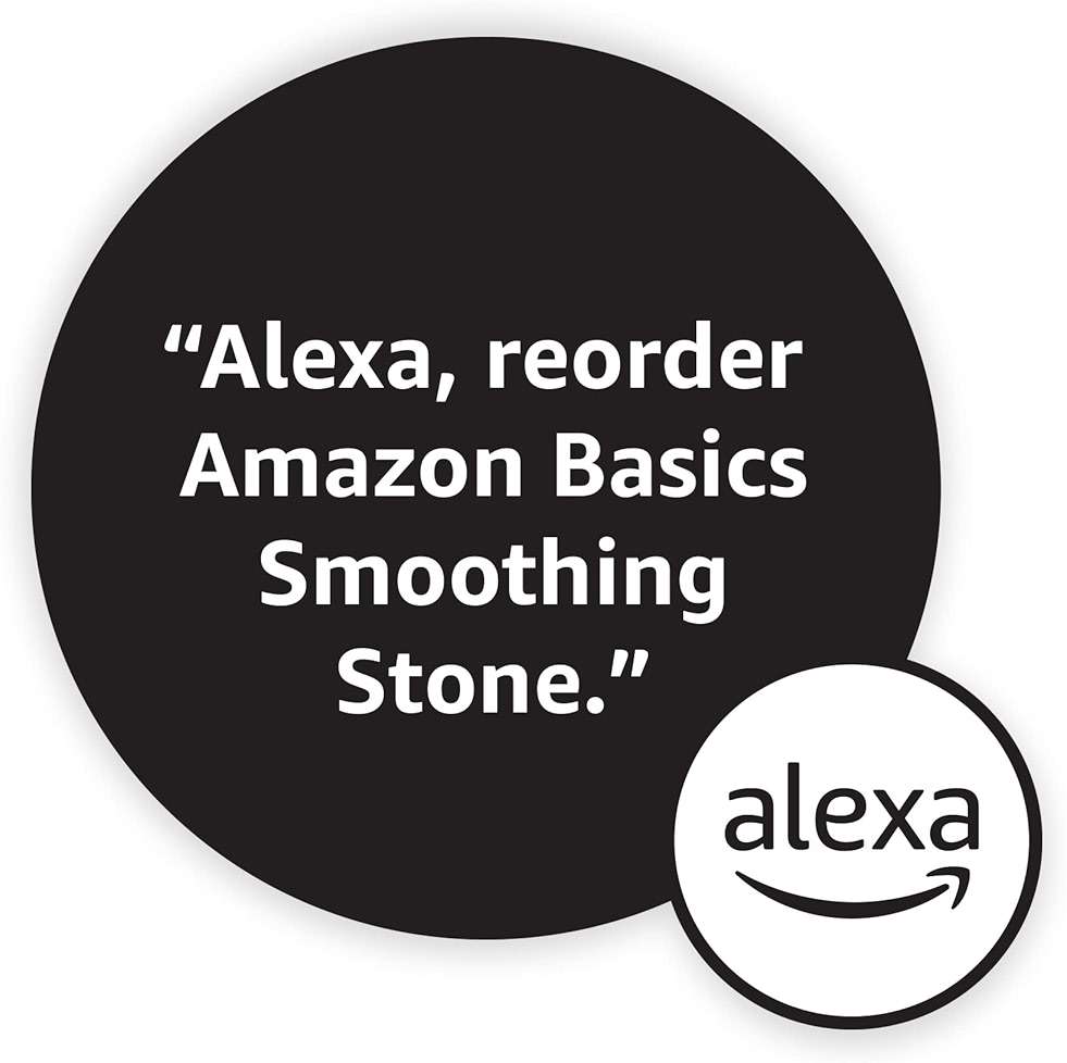Amazon Basics Dead Skin Remover Smoothing Stone, Foot Exfoliator for Calluses and Cracked Heels, Grey, 3-Pack - Image 7