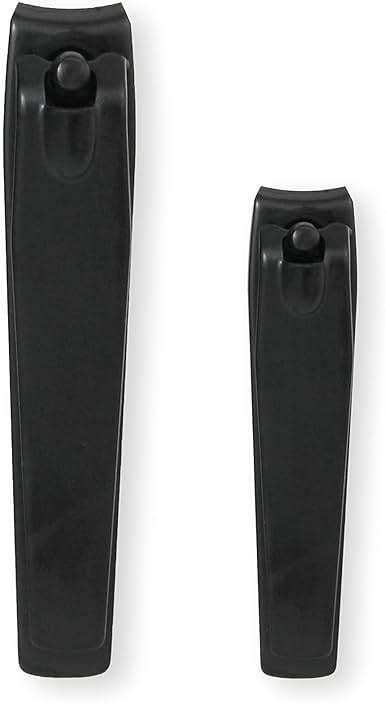 Amazon Basics Toenail and Fingernail Clipper Set, Nail Clippers, Grooming Tool, Black - Image 3