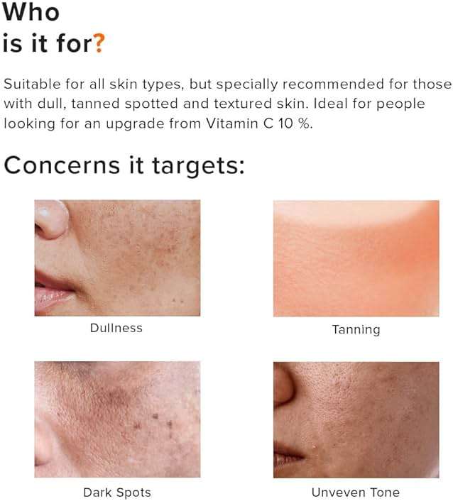 Minimalist Vitamin C+E+Ferulic Acid 16% Face Serum for Brightening & Anti Aging | Reduces Skin Damage & Redness to Brighten Dull Complexion | For All Skin Types | For Women & Men | 0.68 Fl Oz / 20 ml - Image 3